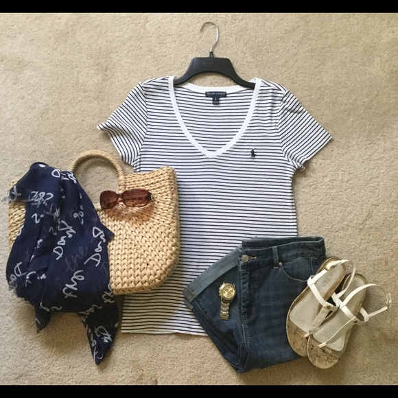 Ralph Lauren Tops - Stripe Tee